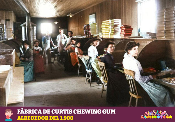 Fábrica de Curtis Chewing Gum alrededor del 1.900 - Wikipedia