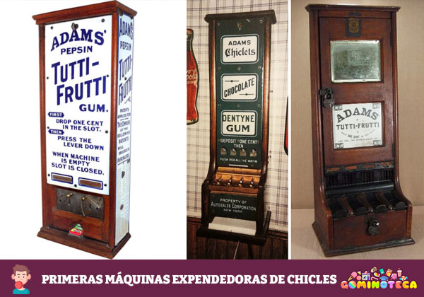 Primeras máquinas expendoras de chicles - Candymachines.com y Toy-people.com