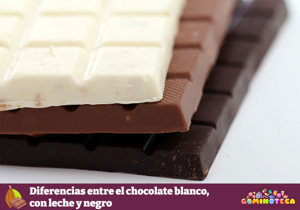 Diferencias entre el chocolate blanco, con leche y negro - Racool_studio para Freepik.com